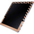 Rose Gold Chevron Split Galaxy Book 12in Skin